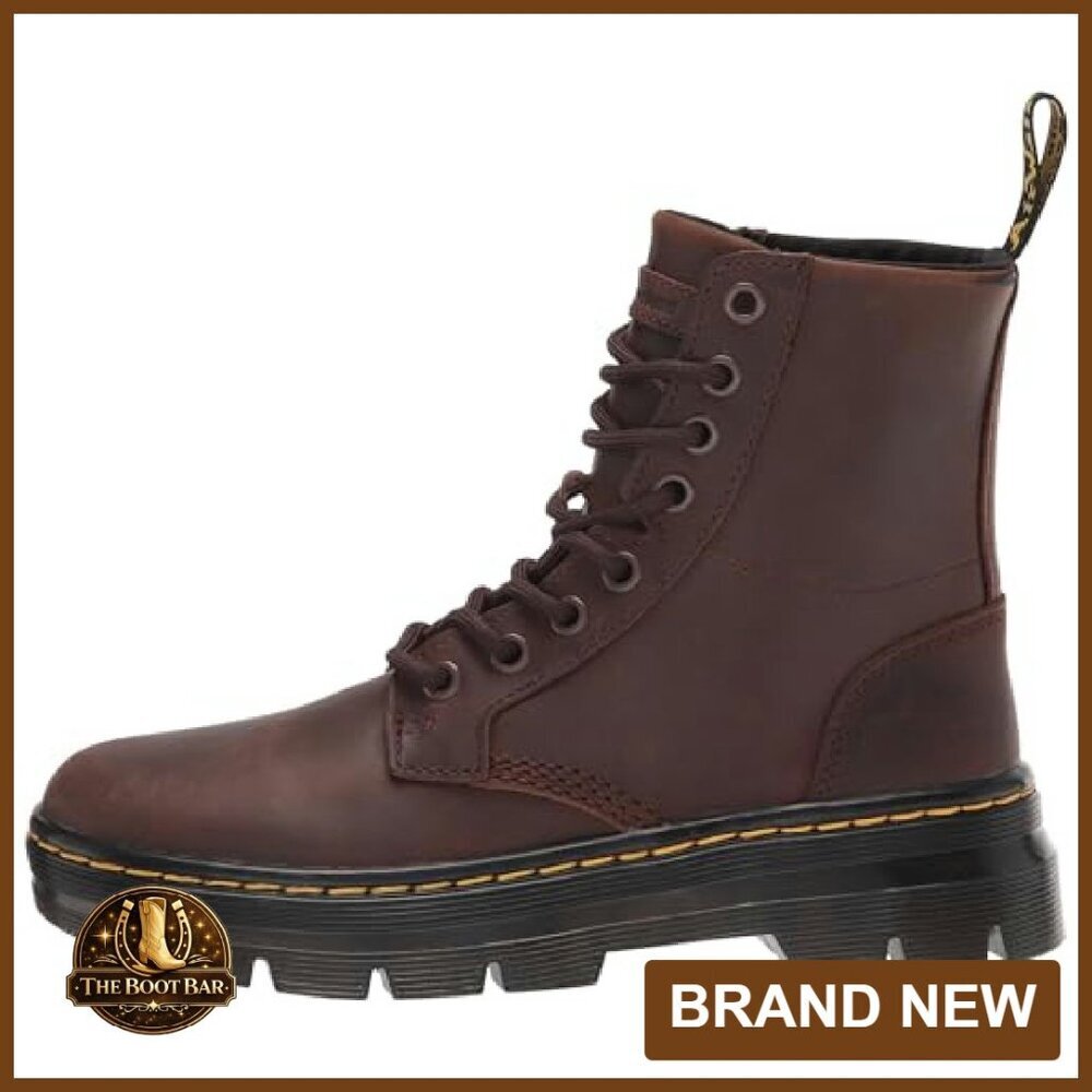 Leather Ankle Boots Unisex Rugged Construction Durable Everyday Wear - Picture 8 of 8